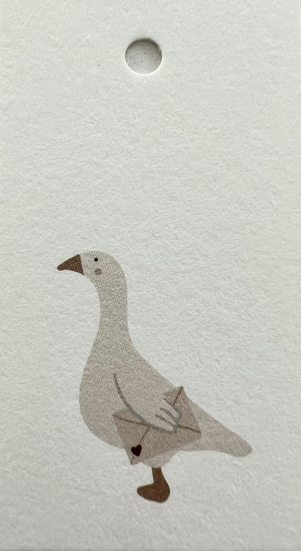 Ib Laursen Jouluinen pakettikortti 3,3 x 6 cm - VALITSE MALLI Ankka