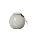 Ernst Round Ceramic Vase, White CHOOSE COLOUR 10 x 10 cm