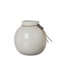 Ernst Round Ceramic Vase, White CHOOSE COLOUR 13 x 14 cm