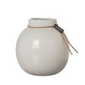 Ernst Round Ceramic Vase, White CHOOSE COLOUR 21 x 22 cm