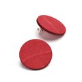 Valona Korona round earrings CHOOSE COLOUR Red