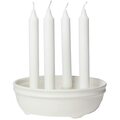 Ernst Candlestick for crown candles 22 x 6 cm CHOOSE COLOUR White