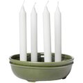 Ernst Candlestick for crown candles 22 x 6 cm CHOOSE COLOUR Green