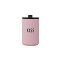 Design Letters Thermomuki kuumalle tai kylmälle, valitse malli Pinkki KISS