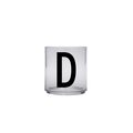 Design Letters Tritan juomalasi, valitse kirjain a-z D