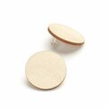 Valona Korona round earrings CHOOSE COLOUR Wood