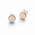 Valona Pilke round earrings CHOOSE COLOUR Wood