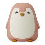 Liewood Ditlev Penguin Night lamp, CHOOSE COLOUR Dark Rose