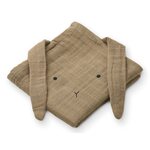 Liewood Hannah muslin cloth 2 pack, Rabbit CHOOSE COLOUR Oat