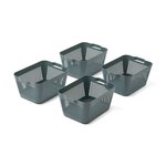Liewood Makeeva Basket S 4-Pack - CHOOSE COLOUR Whale blue