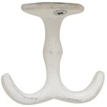 Ib Laursen Hook double to place under a shelf 5,5 x 5,5 cm CHOOSE COLOUR White
