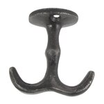 Ib Laursen Hook double to place under a shelf 5,5 x 5,5 cm CHOOSE COLOUR Black