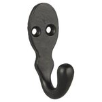 Ib Laursen Hook mini 2 x 6 x 3 cm CHOOSE COLOUR Black