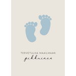 Tervetuloa maailmaan pikkuinen - VALITSE VÄRI Light blue