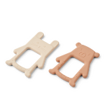 Liewood Jonathan Teether 2 pack - CHOOSE COLOUR Tuscany rose / Apple blossom