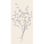 Ib Laursen Flower silhouette servetit 40 x 40 cm 16 kpl/pkt - VALITSE VÄRI Sininen