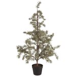 Ib Laursen Cedar tree in a pot - CHOOSE SIZE 105 x 50 cm