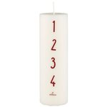 Ib Laursen Adventtikynttilä 20 cm - VALITSE VÄRI Valkoinen/punainen