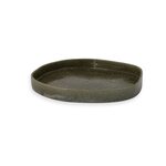 Storefactory Ekliden ceramic tray/plate 31 x 31 x 3 cm - CHOOSE COLOUR Green