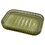 Sköna Ting Glass soap dish 13.5 x 9 cm - CHOOSE COLOUR Green