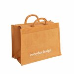 Everyday Design Lahti juuttikassi Ruosteenpunainen