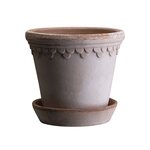 Bergs Potter Copenhagen pot raw terracotta rosa CHOOSE SIZE 25 cm