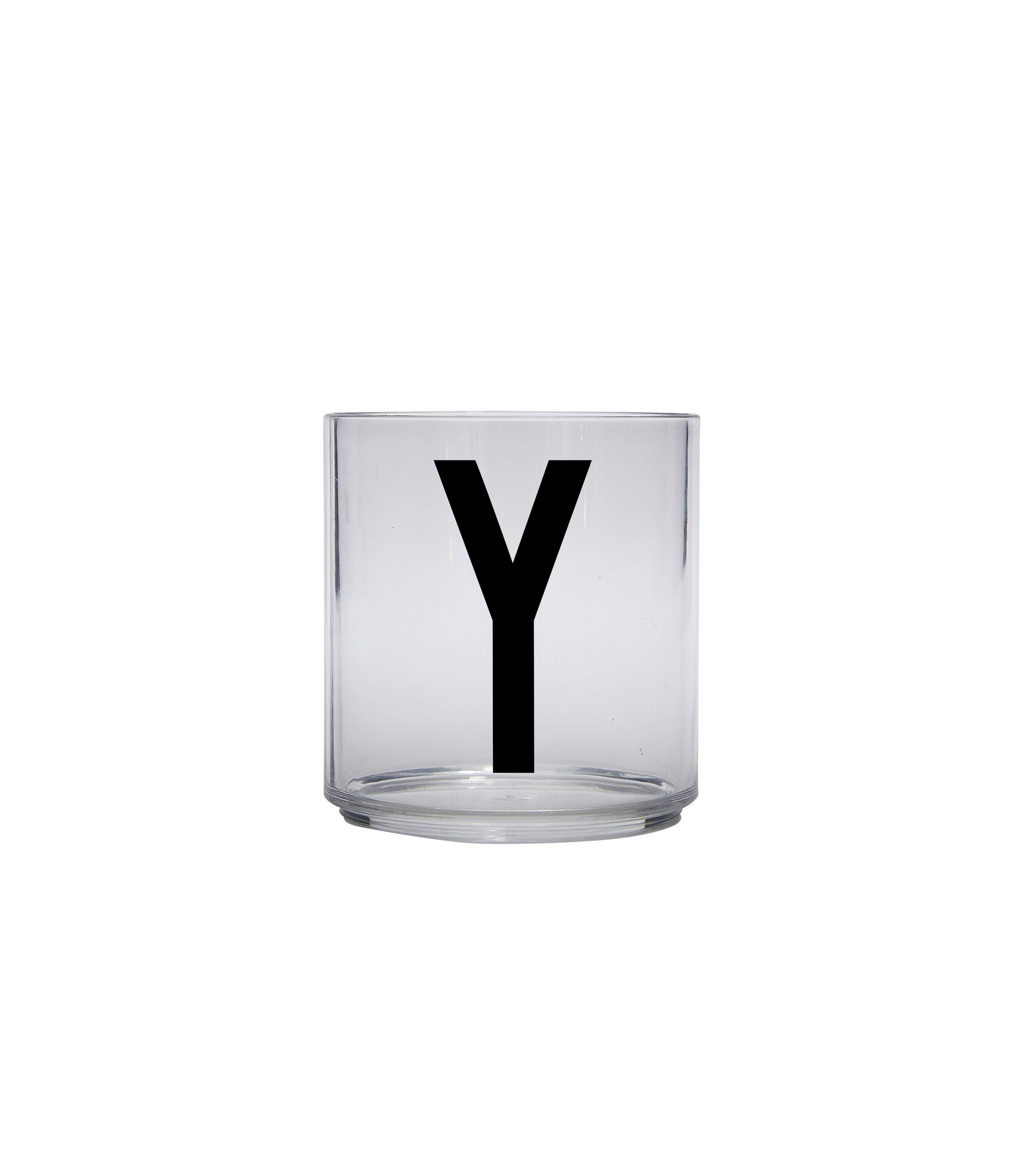 Design Letters Kids personal Tritan drinking glass A-Z Y