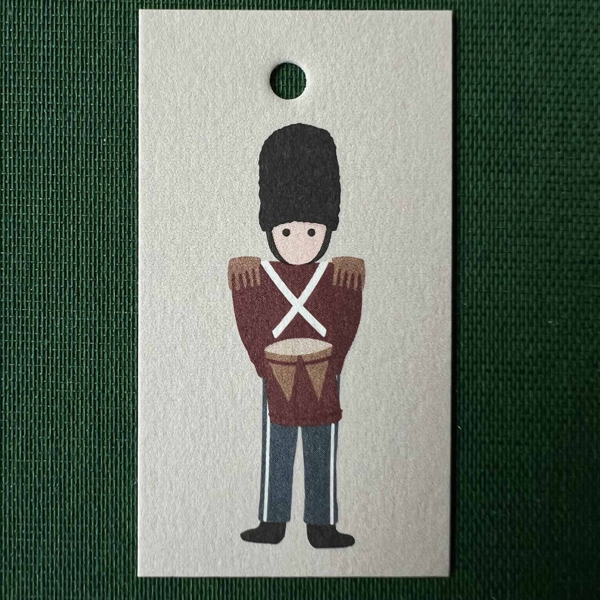 Ib Laursen To/From Christmas gift 3,3 x 6 cm, CHOOSE MODEL Soldier with drum