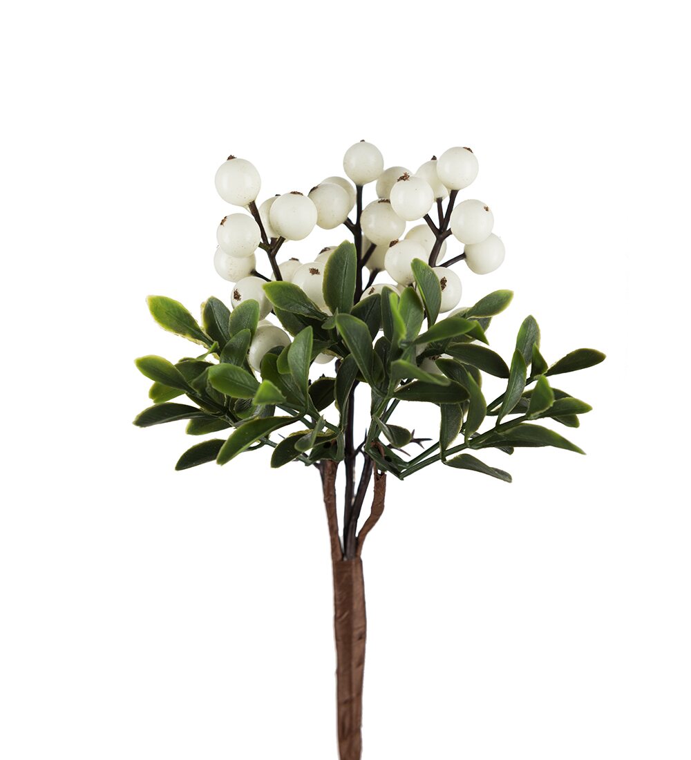 Mr Plant Berry branch 20 cm - CHOOSE COLOR White