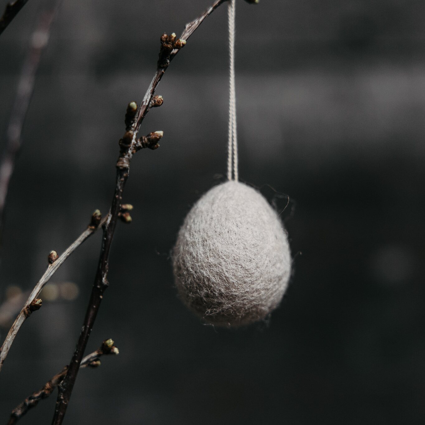 Storefactory Ullås huovutettu muna 4 x 5 cm - VALITSE VÄRI Beige