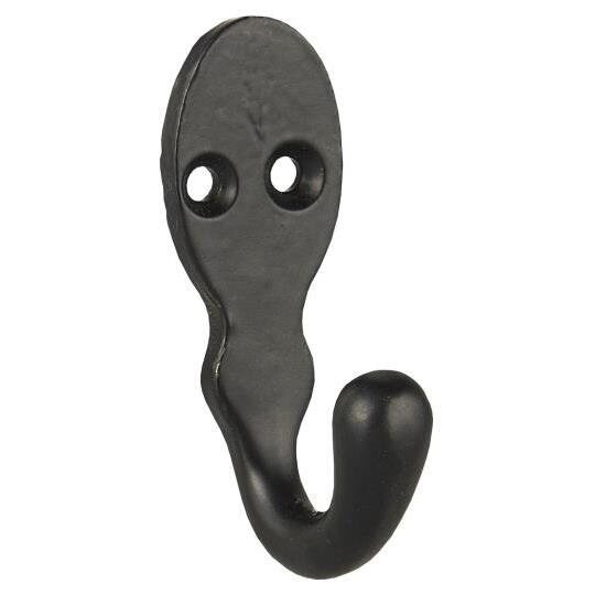 Ib Laursen Koukku mini 2 x 6 x 3 cm - VALITSE VÄRI Musta