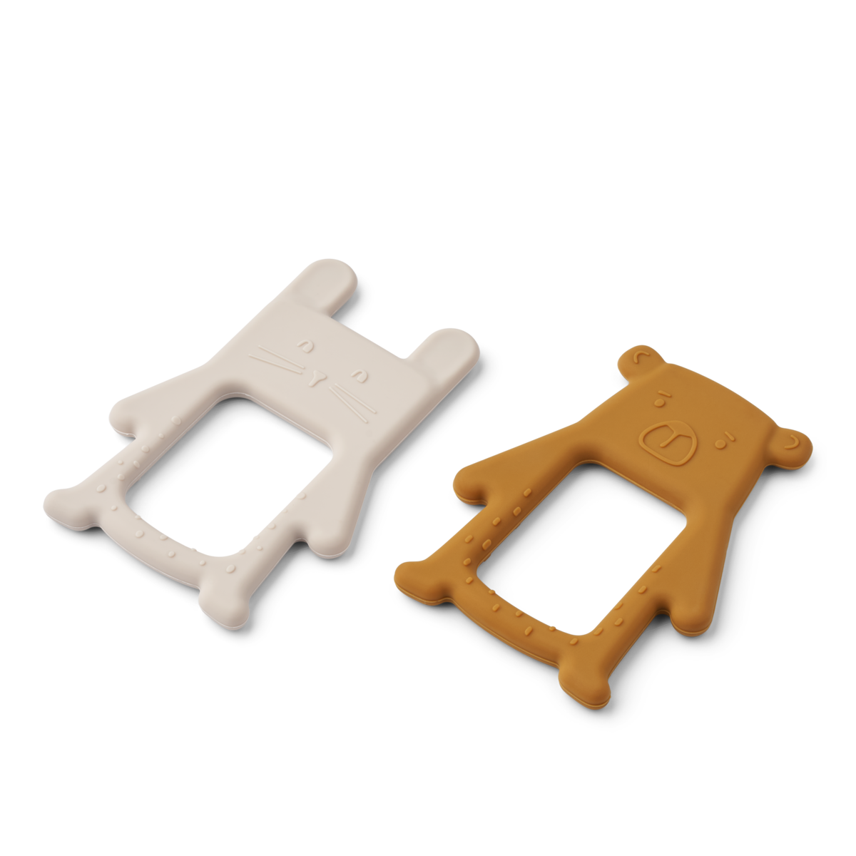Liewood Jonathan Teether 2 pack - CHOOSE COLOUR Sandy / Golden caramel