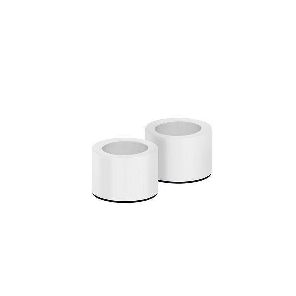 Uyuni Candle holder for taper candle 2 kpl/pkg - CHOOSE COLOUR Matte white