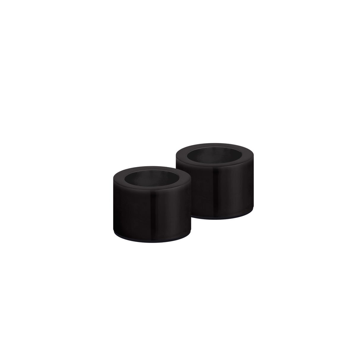 Uyuni Candle holder for taper candle 2 kpl/pkg - CHOOSE COLOUR Matte black