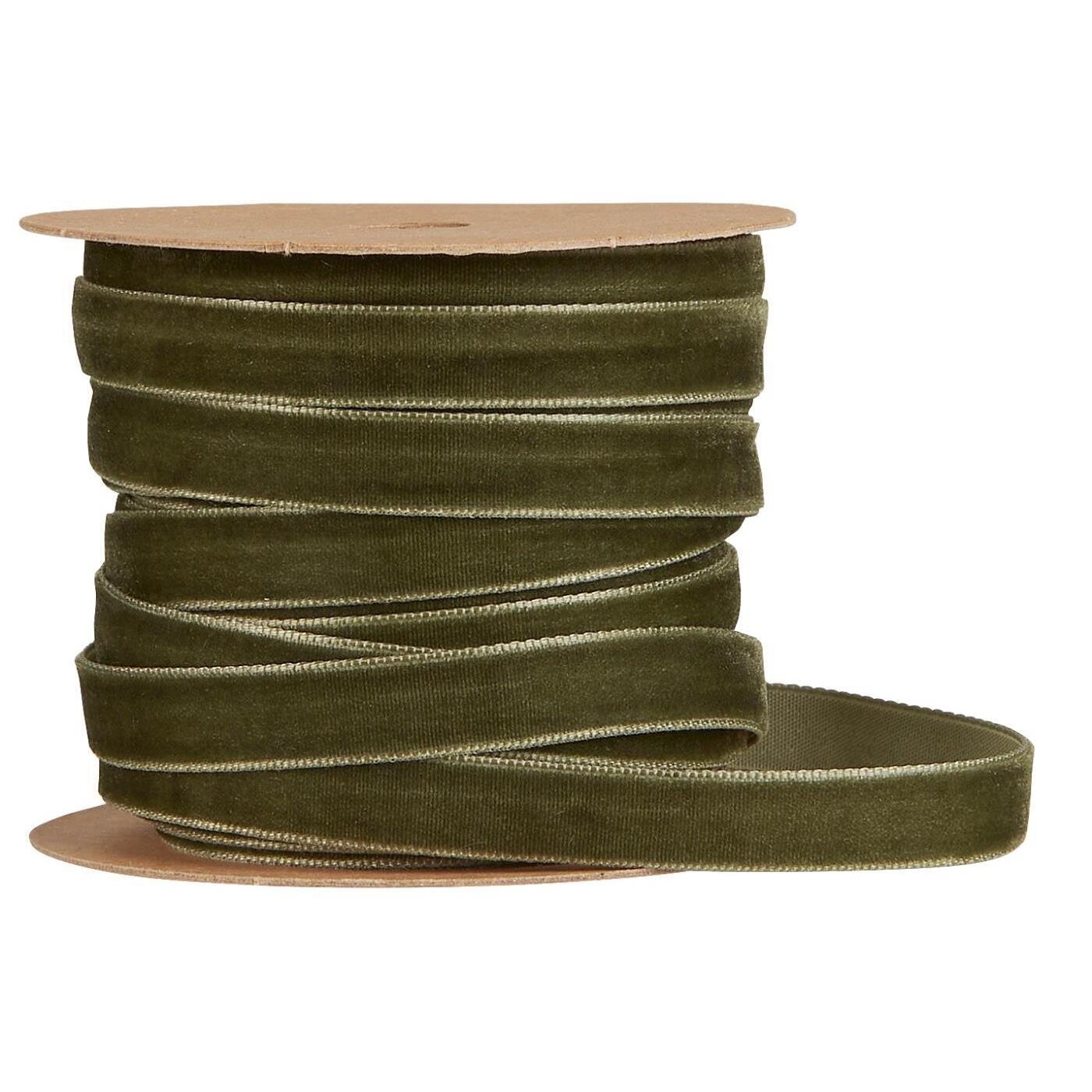 Ib Laursen Samettinauha 10 m - VALITSE VÄRI Suonvihreä