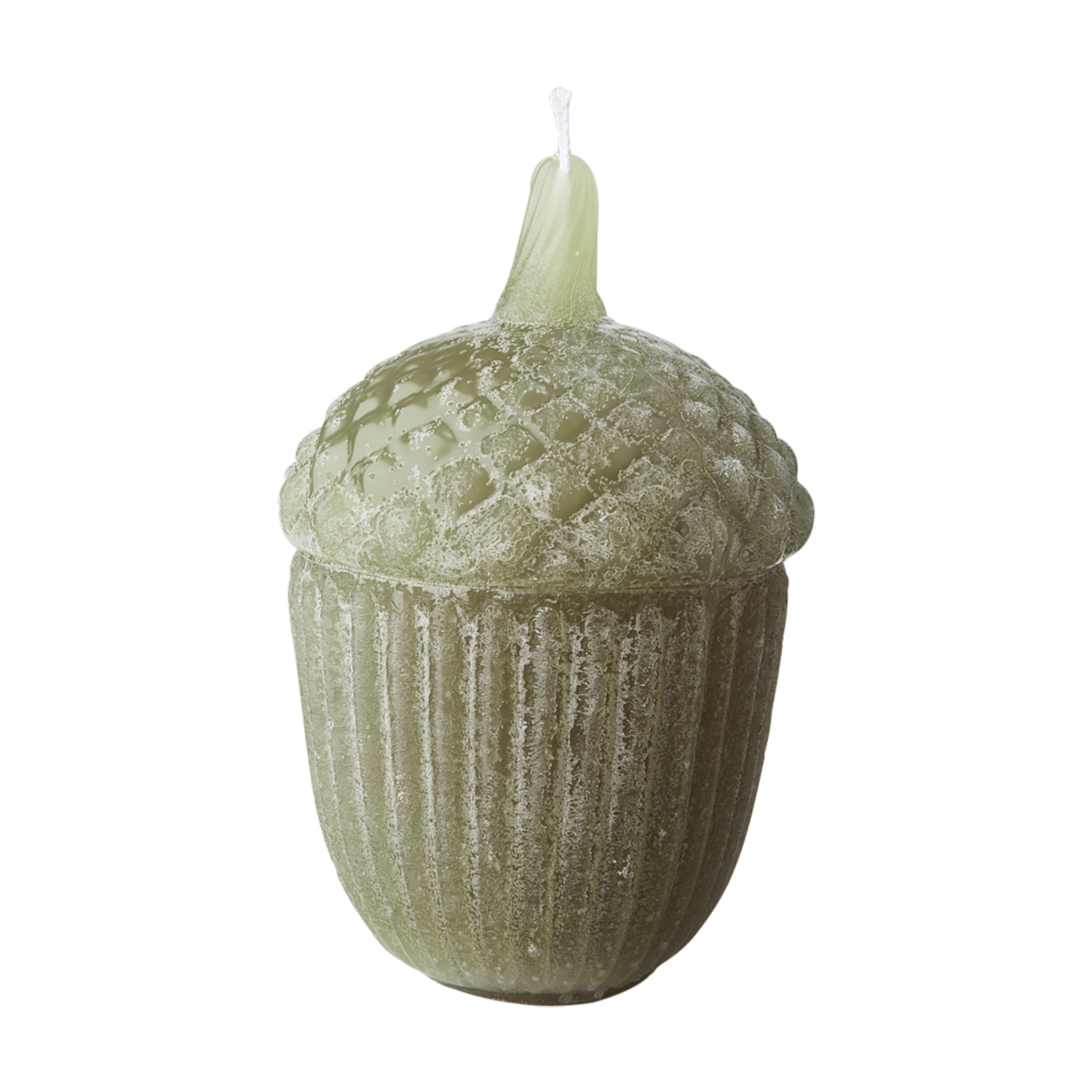 Affari Acorn candle - CHOOSE COLOUR Moss green