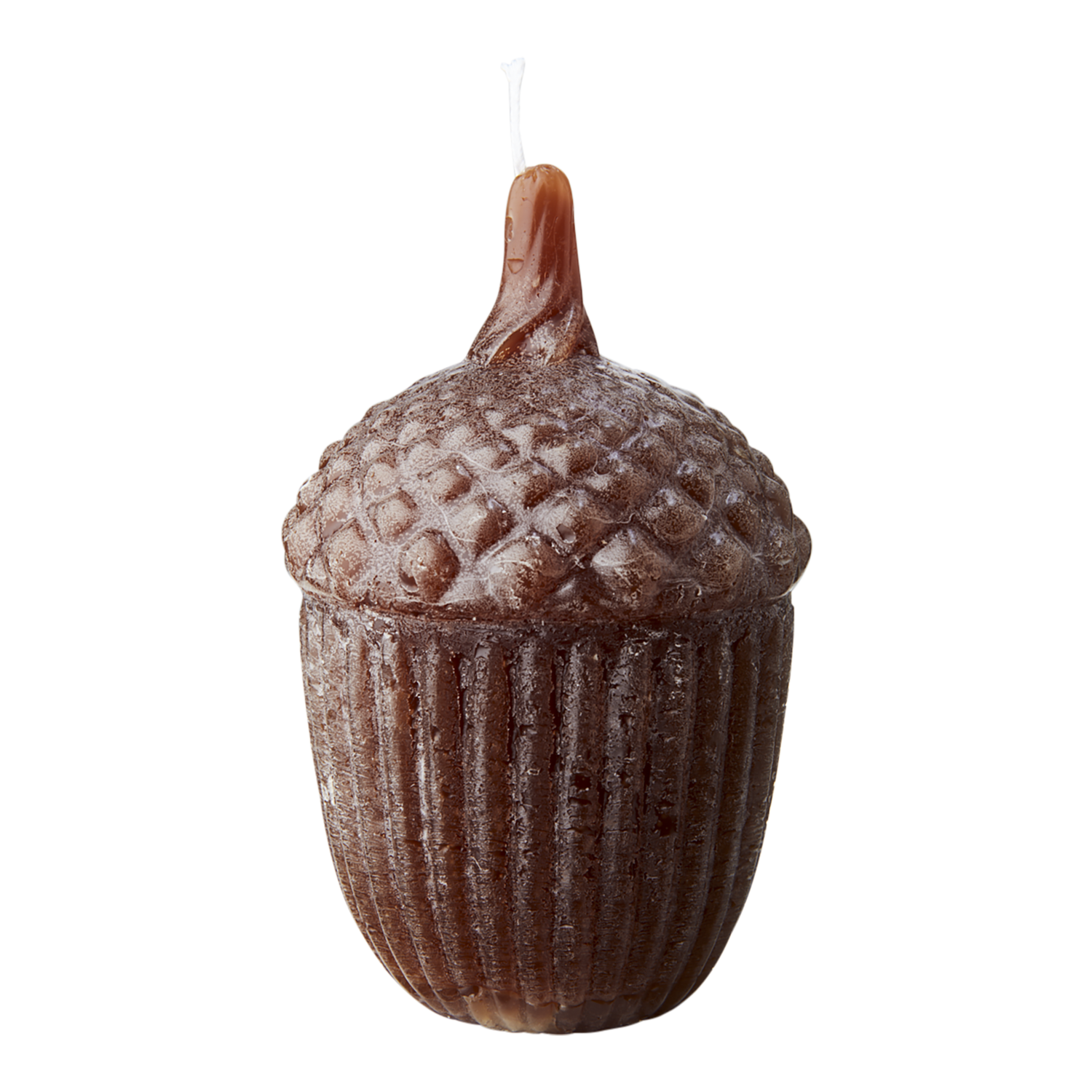 Affari Acorn candle - CHOOSE COLOUR Brown