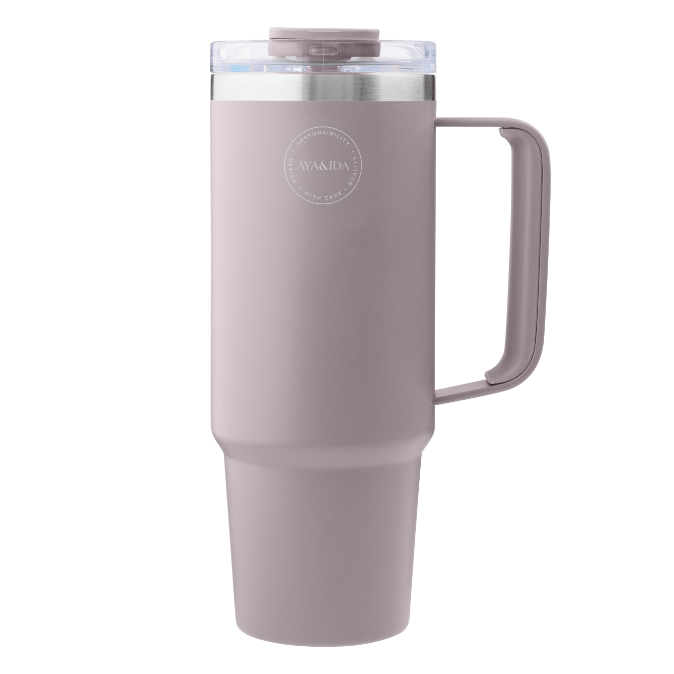Aya&Ida Thermo Cup with straw 885 ml CHOOSE COLOUR Lavender