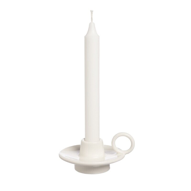 Ernst candle holder for taper candle - CHOOSE COLOUR Vanilla