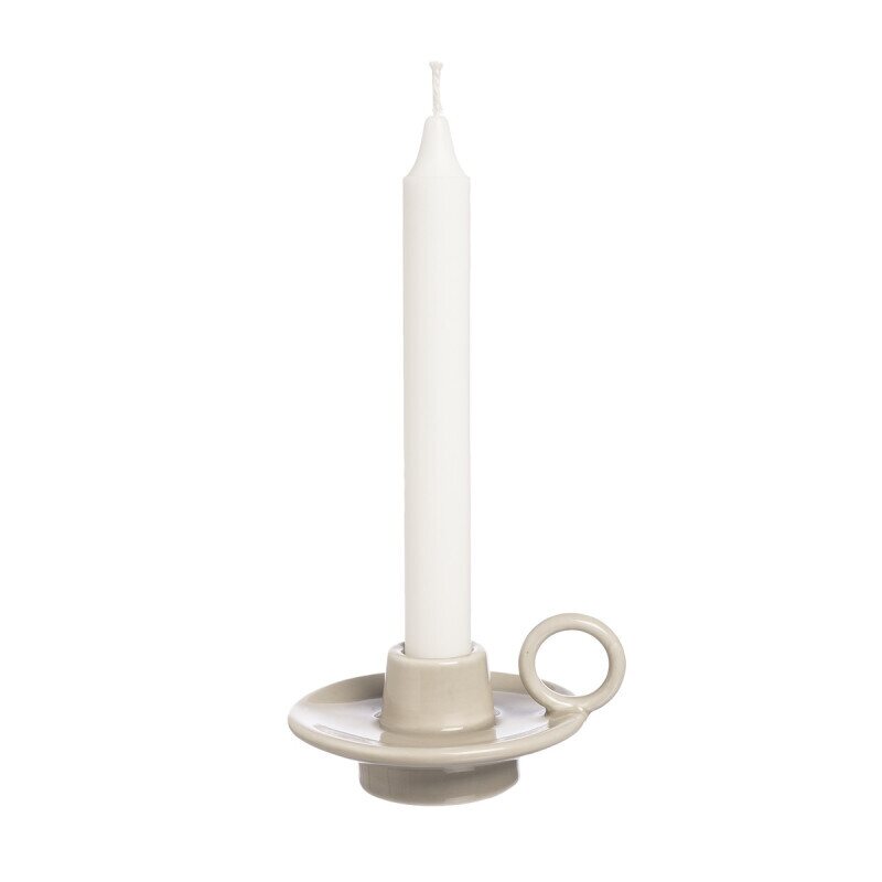 Ernst candle holder for taper candle - CHOOSE COLOUR Sand