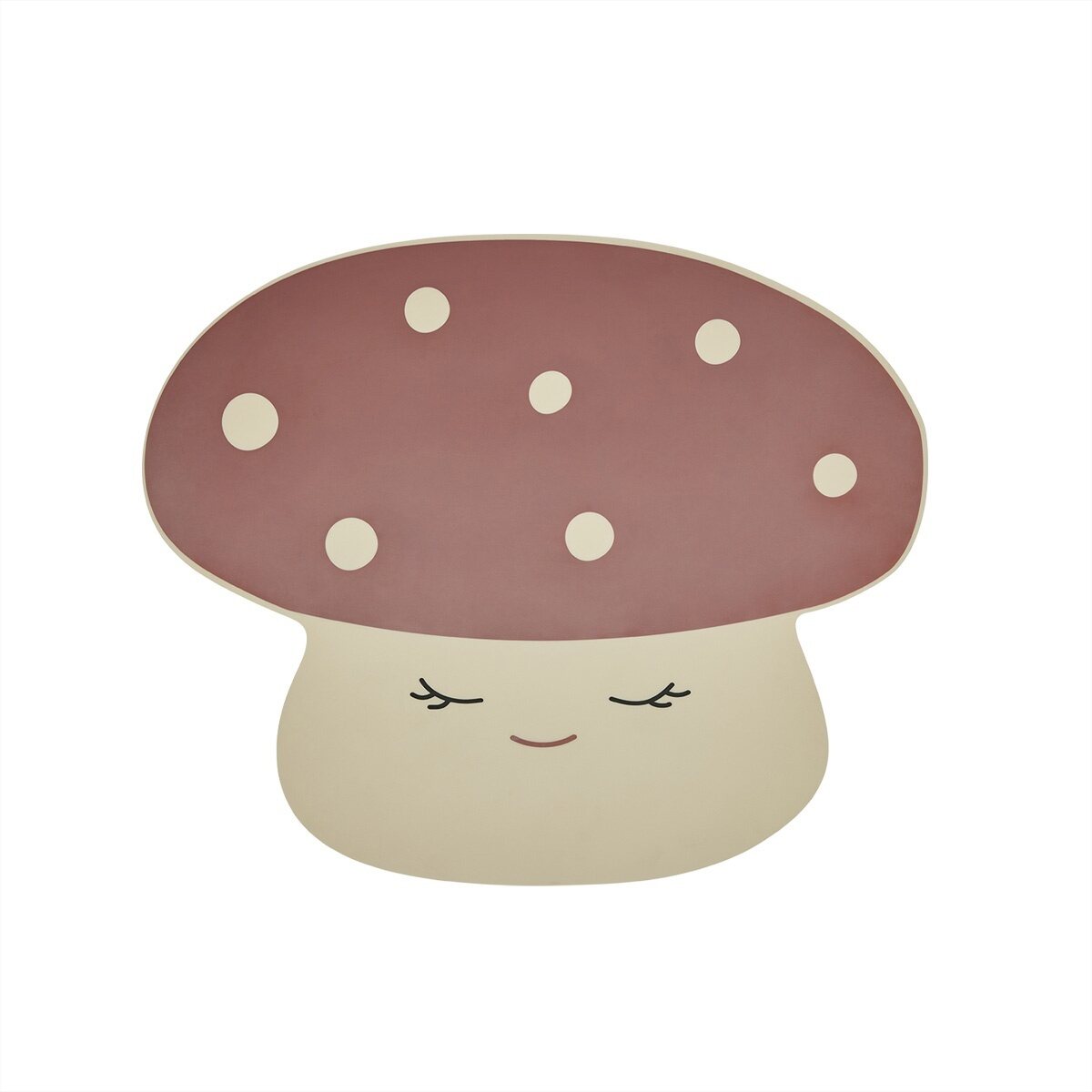 OYOY Mushroom tabletti 35 x 43 cm - VALITSE VÄRI Red