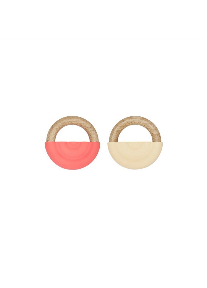 OYOY Rainbow purulelu 2 kpl/pkt - VALITSE VÄRI Cherry red/vanilla