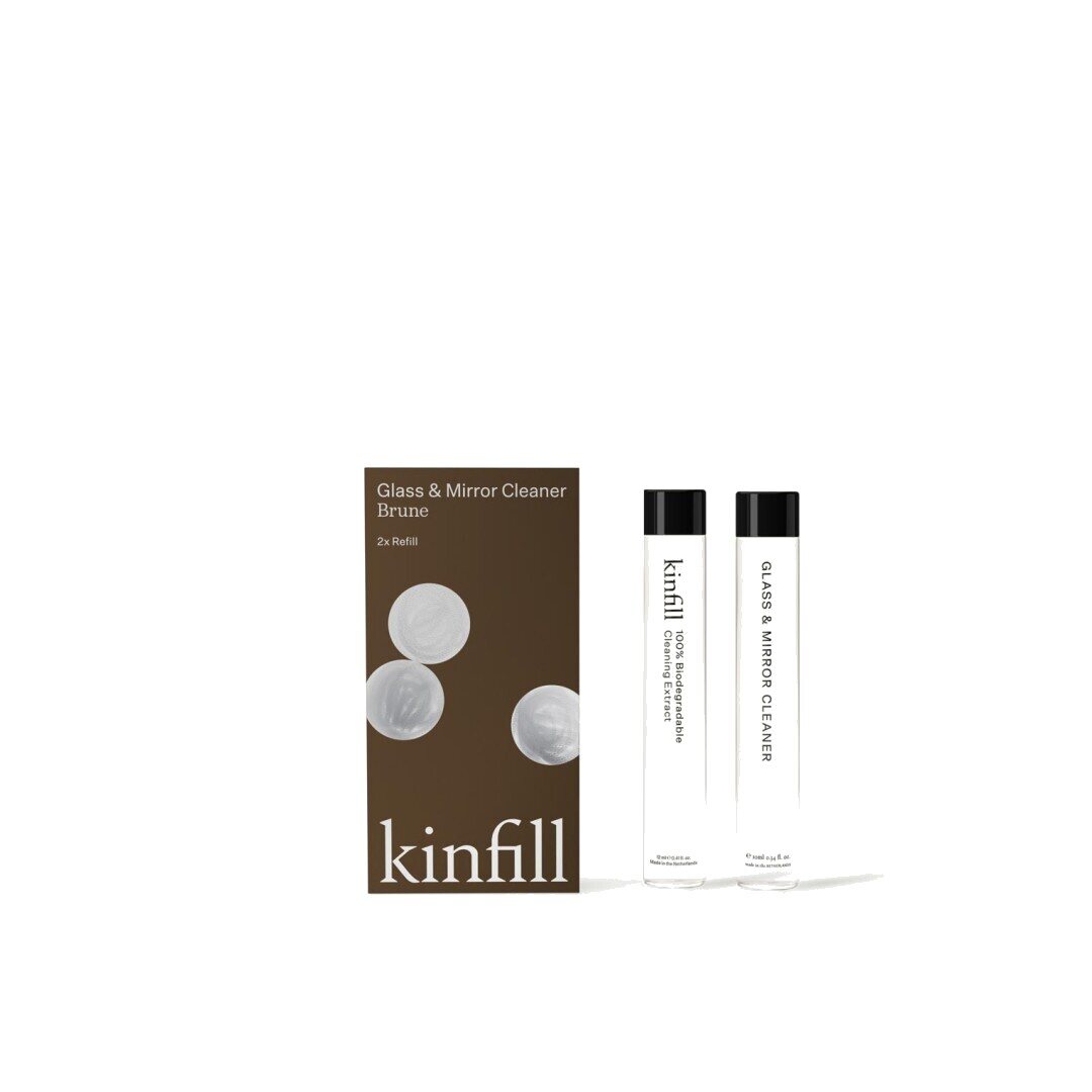 Kinfill Glass & Mirror Cleaner refill 2 pcs - CHOOSE SCENT Brune