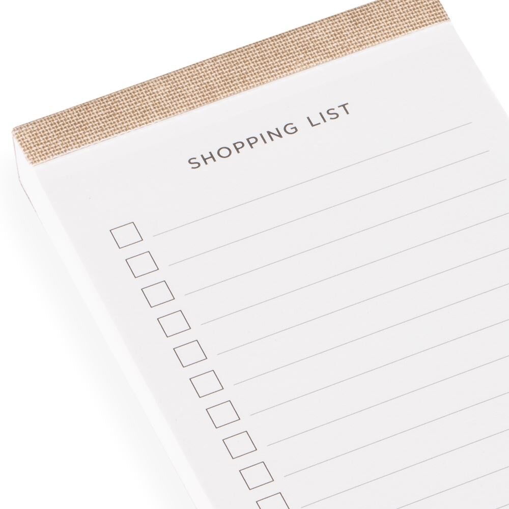 Bookbinders Design Shopping list 158x90 mm - VALITSE VÄRI Sand brown