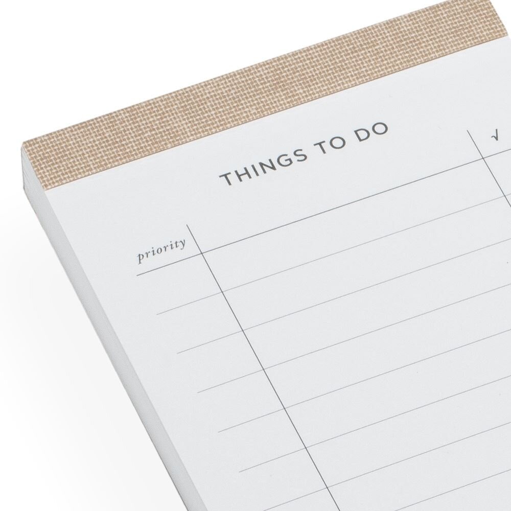 Bookbinders Design To-do list 158 X 90 mm - CHOOSE COLOUR Sand brown