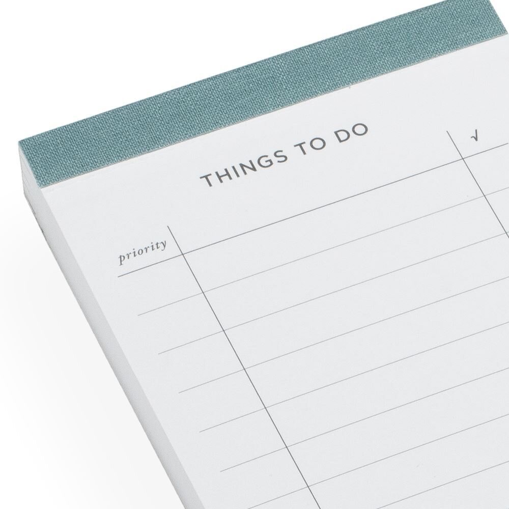 Bookbinders Design To-do list 158 X 90 mm - CHOOSE COLOUR Dusty green