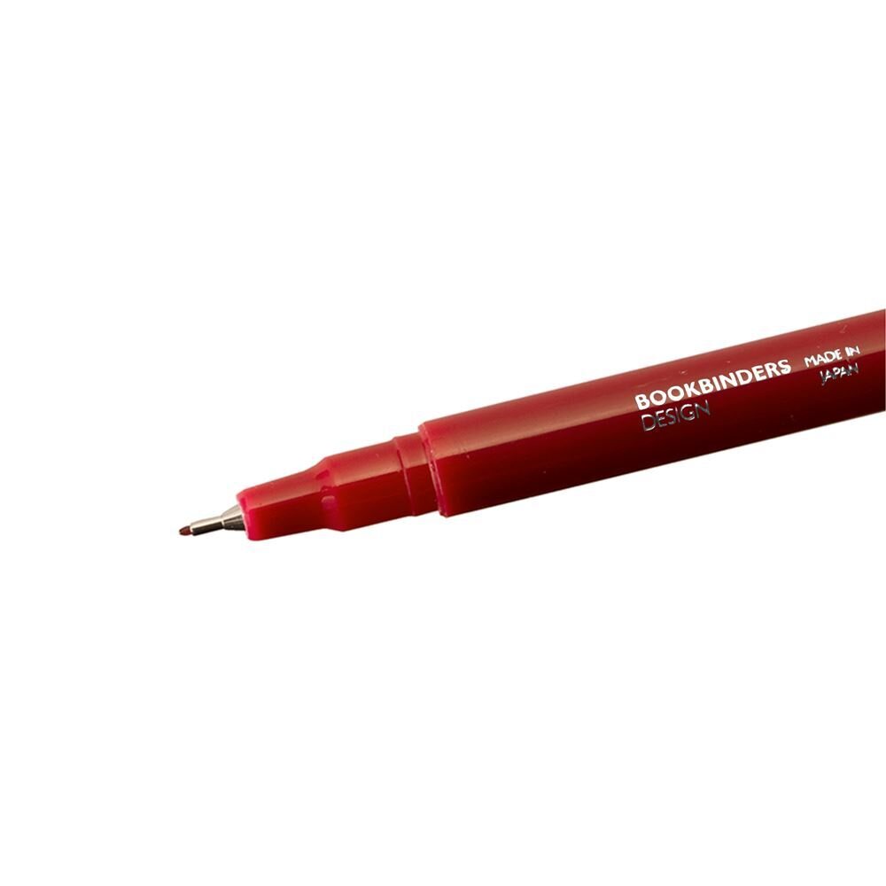 Bookbinders Design Fineliner 0.3 mm kynä - VALITSE VÄRI Burgundy