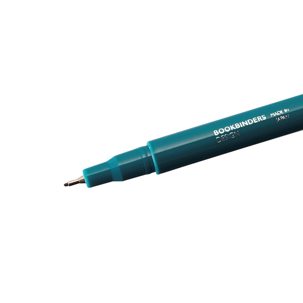 Bookbinders Design Fineliner 0.3 mm kynä - VALITSE VÄRI Teal