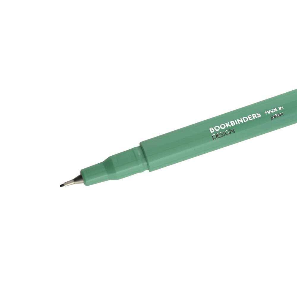 Bookbinders Design Fineliner 0.3 mm kynä - VALITSE VÄRI Jade green