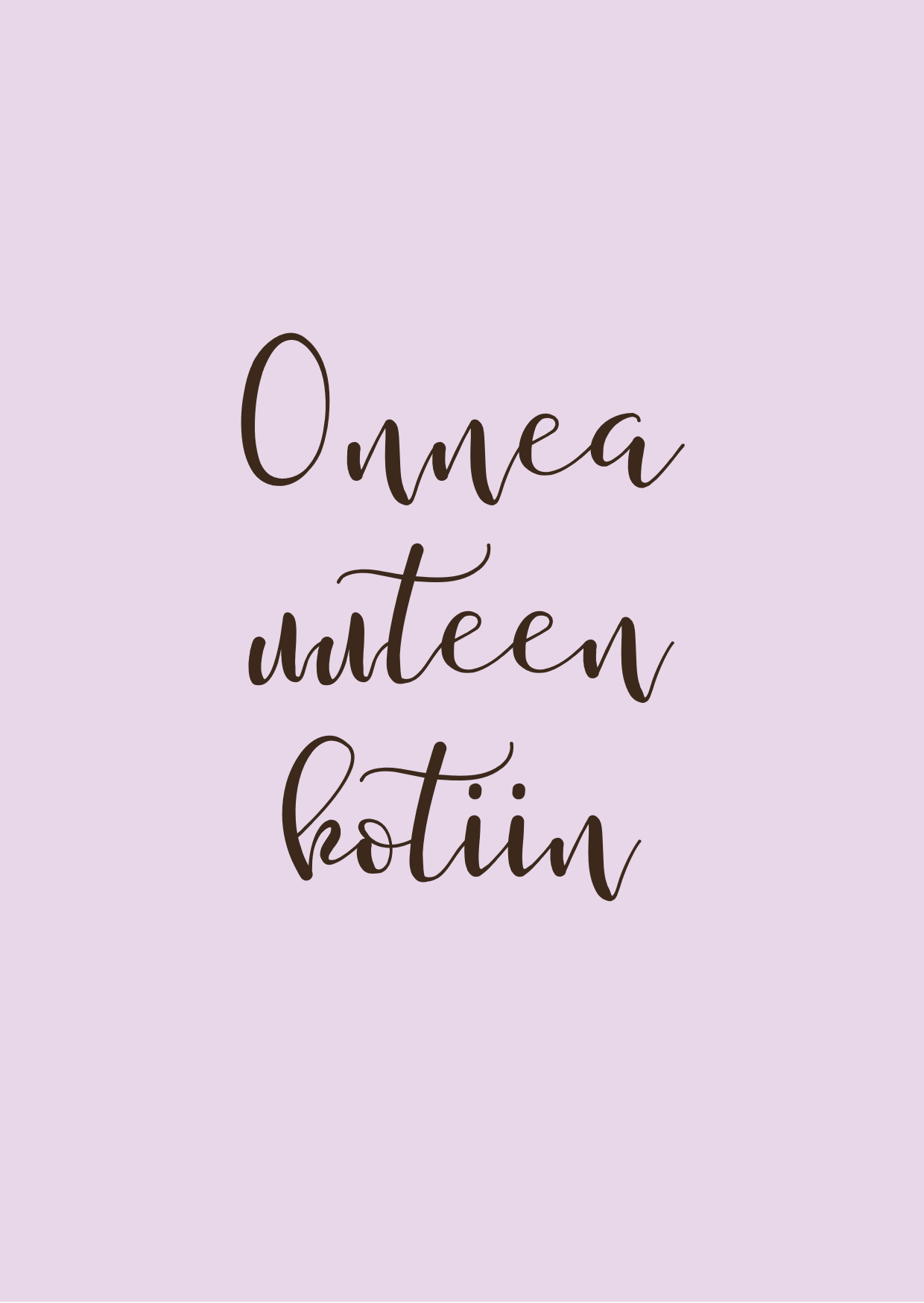 Onnea uuteen kotiin kortti - VALITSE VÄRI Roosa